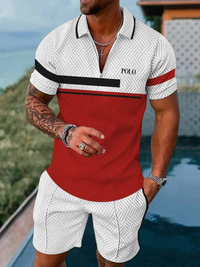 Conjunto de polo casual para hombre