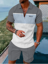 Conjunto de polo casual para hombre