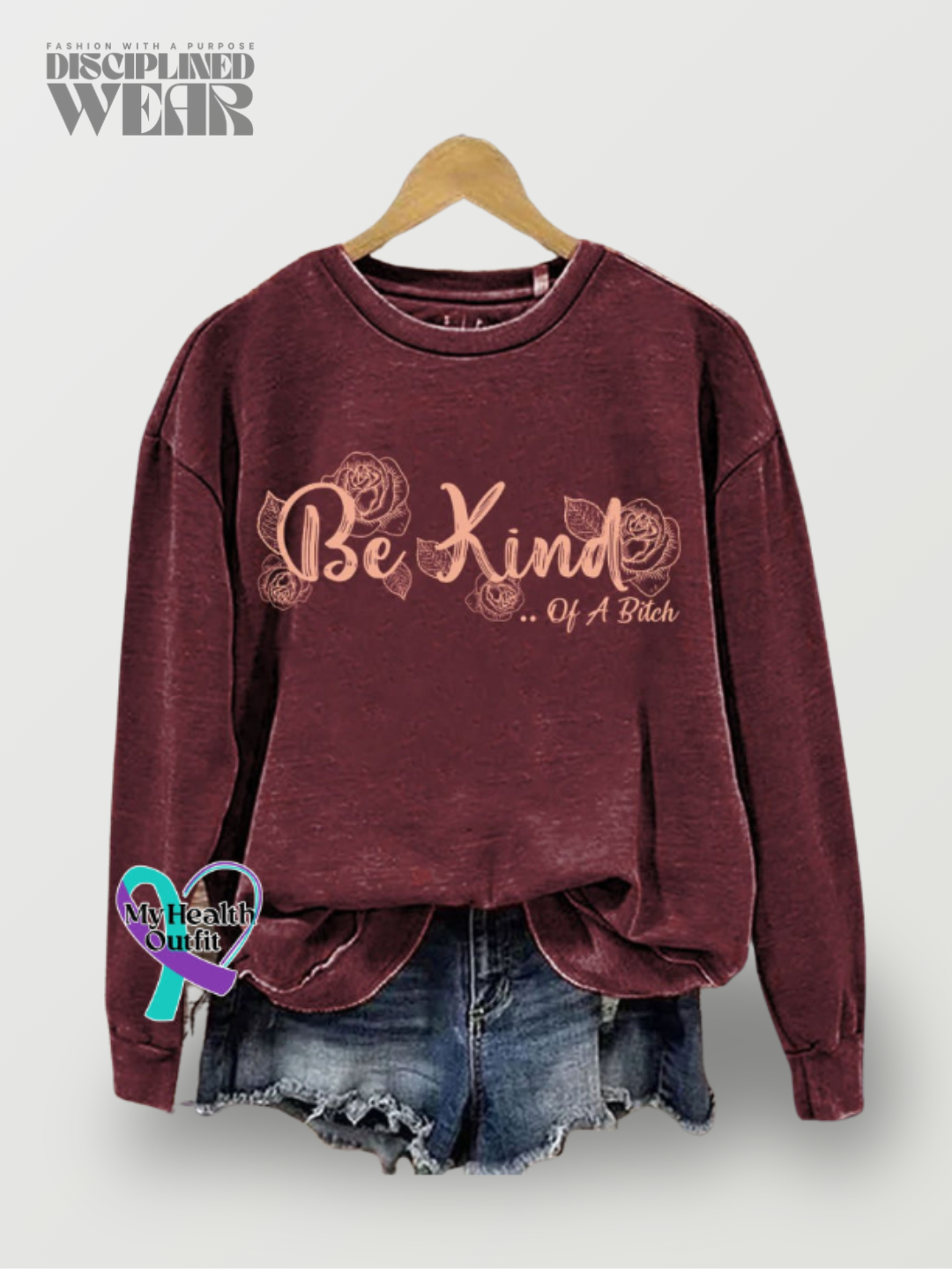 Sweat-shirt décontracté imprimé Everything Be Kind