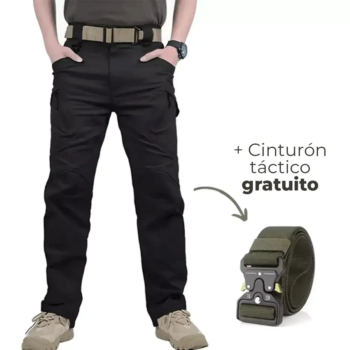 Pantalon tactique militaire WarriorWear® (+ ceinture tactique gratuite)