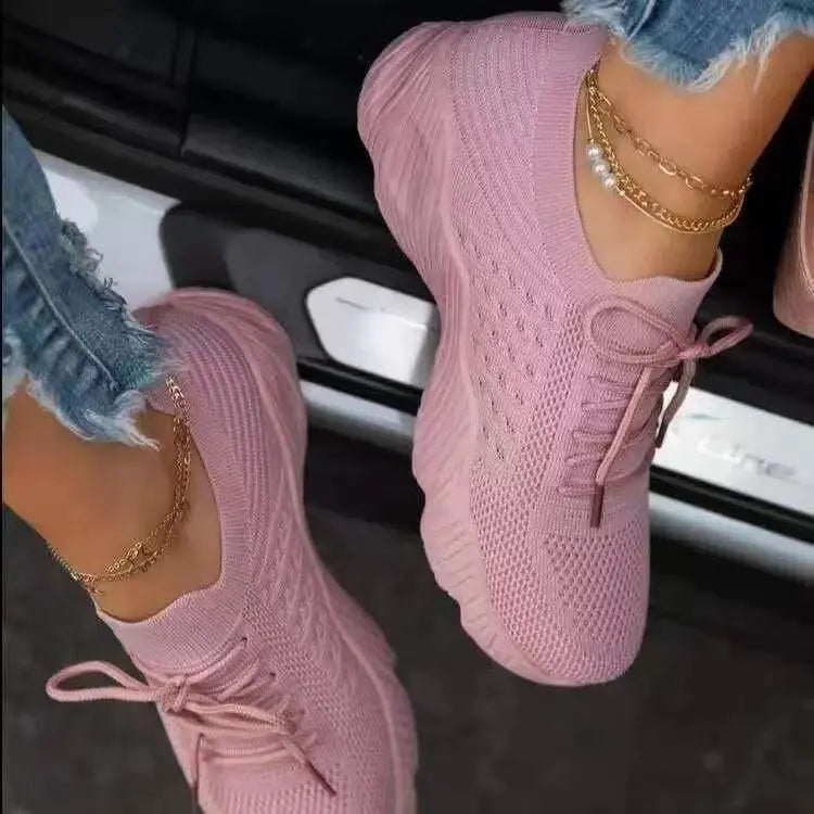 Lässige, atmungsaktive Mesh-Sneaker für Damen 