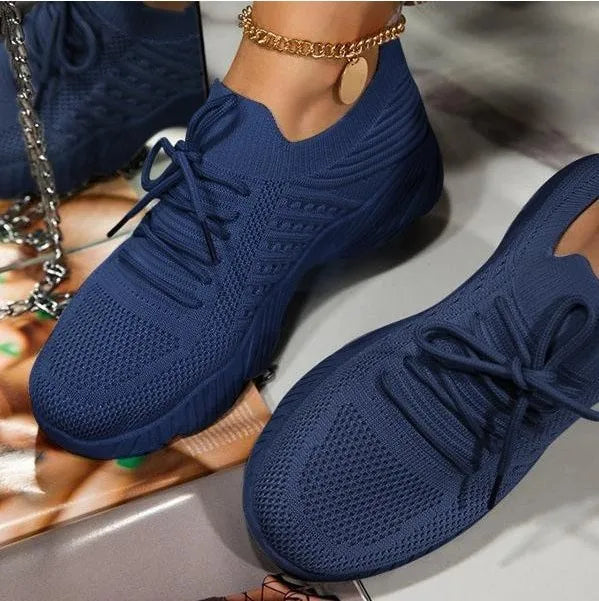 Lässige, atmungsaktive Mesh-Sneaker für Damen 