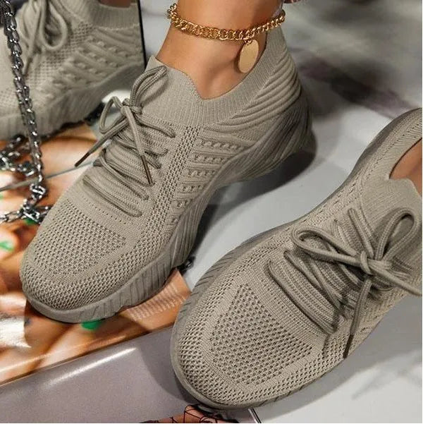 Lässige, atmungsaktive Mesh-Sneaker für Damen 