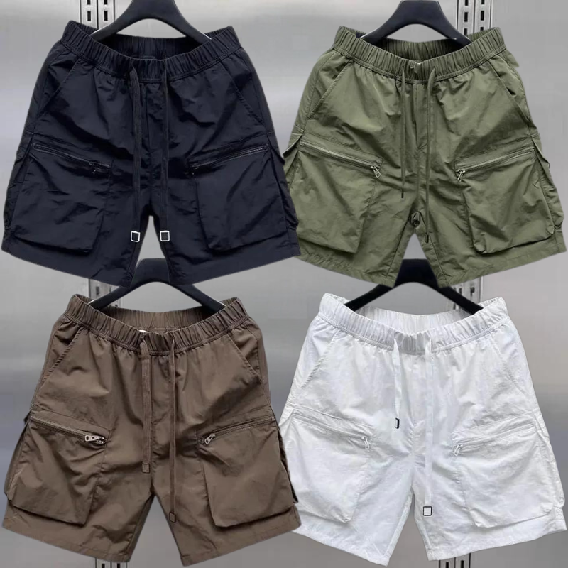 UrbanFlex Cargo-Shorts mit Reißverschluss