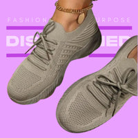 Lässige, atmungsaktive Mesh-Sneaker für Damen 