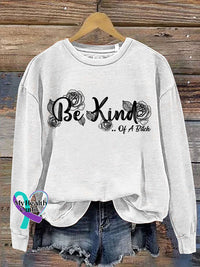 Sweat-shirt décontracté imprimé Everything Be Kind