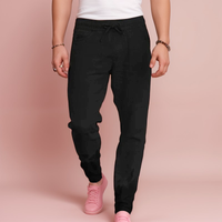 Pantalon de loisirs en lin pour hommes