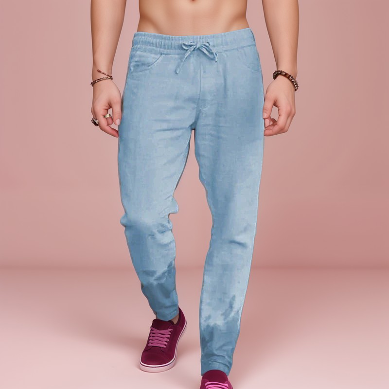 Herren-Freizeithose aus Leinen