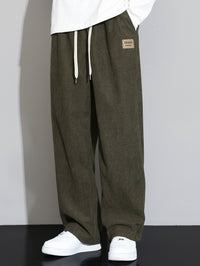 Corduroy Straight Leg Pants