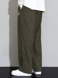 Corduroy Straight Leg Pants