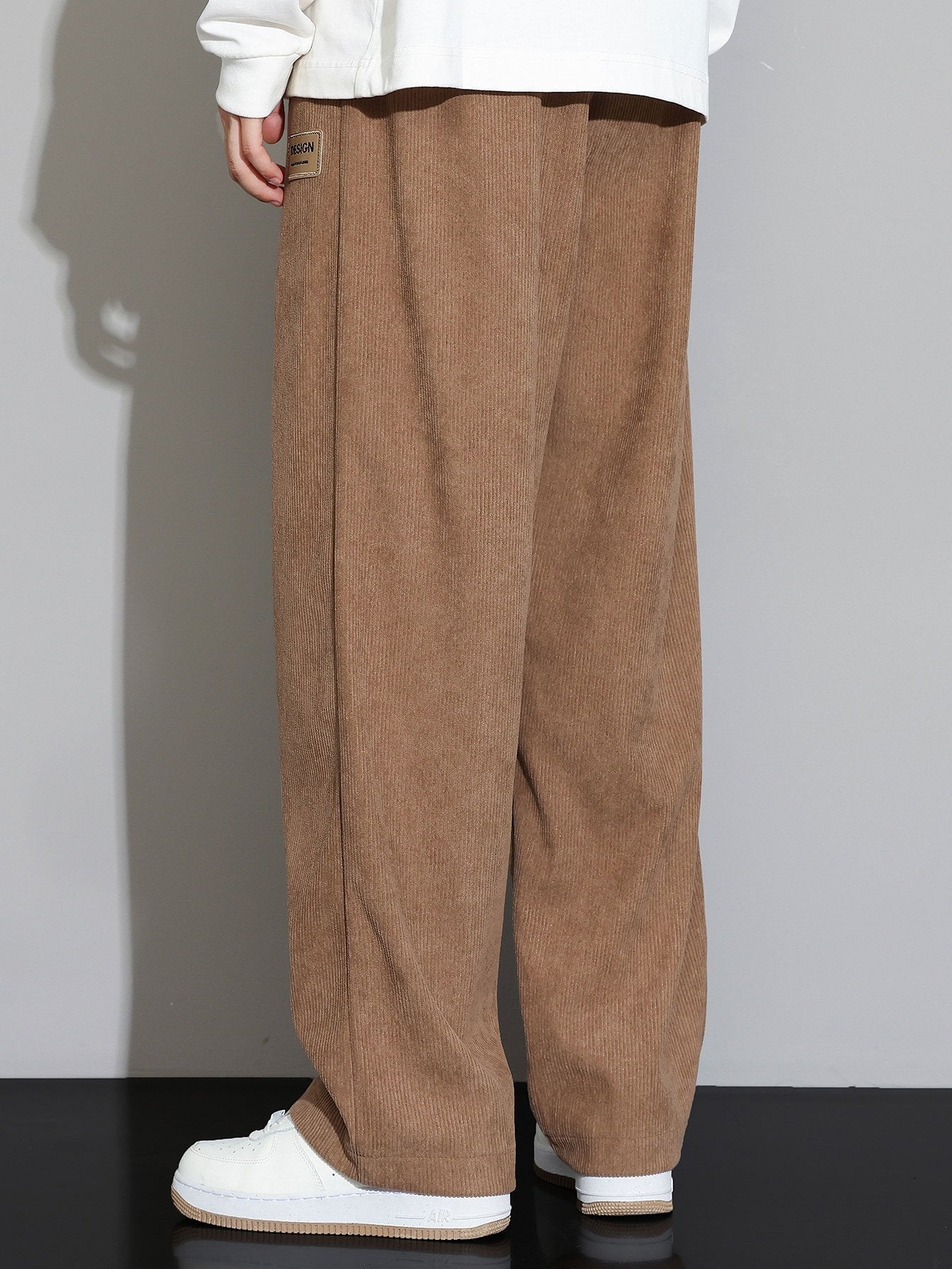 Corduroy Straight Leg Pants