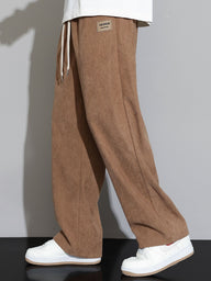 Corduroy Straight Leg Pants