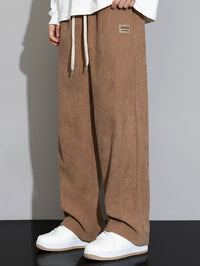 Corduroy Straight Leg Pants