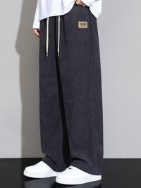 Corduroy Straight Leg Pants