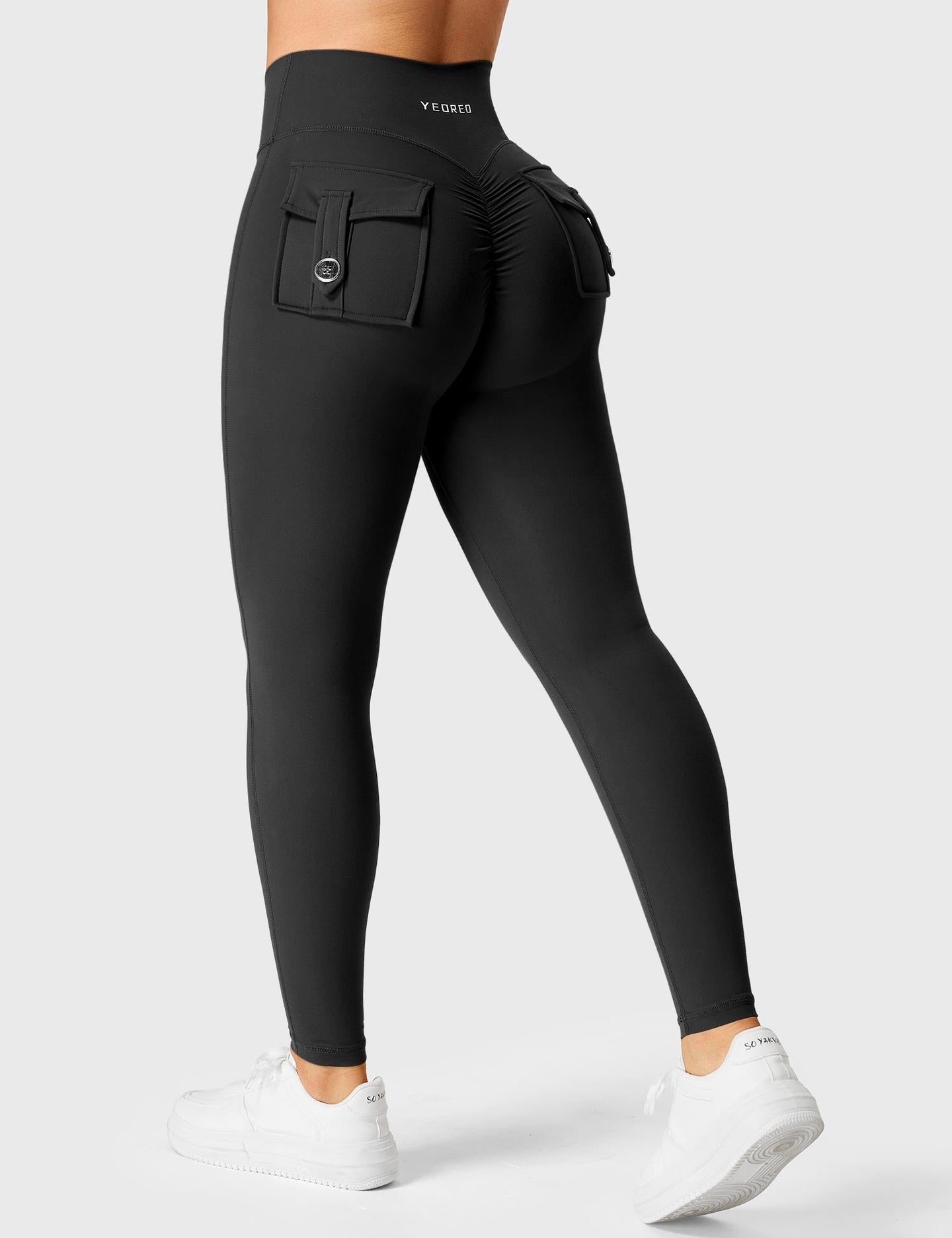 Leggings con Cintura en V